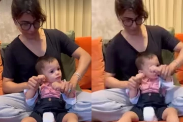 இரட்டை குழந்தைகளுடன் குத்தாட்டம் போட்ட Sam - இணையத்தை கலக்கும் வீடியோ