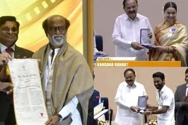 தமிழகத்திற்கு பெருமை சேர்த்த நடிகர்கள் - விருதுகளை பெற்று சாதனை! | Actors Get Awards In Delhi Today