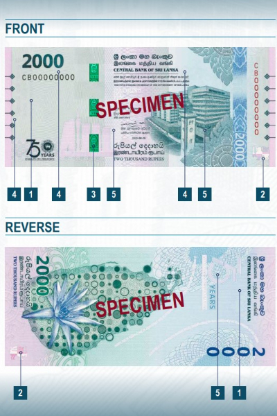 புதிய 2000 ரூபாய் நாணயத்தாளில் உள்ள பல இரகசியங்கள் | 2000 Rupee Note Sri Lanka New