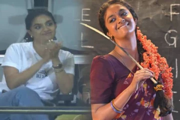 ஒருவேல இருக்குமோ!! விஜய் மேனேஜருடன் நடிகை கீர்த்தி சுரேஷ் எடுத்த புகைப்படம்..