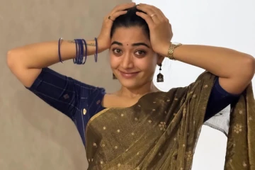 சேலையில் நடிகை ராஷ்மிகாவின் கியூட் போட்டோஷூட்