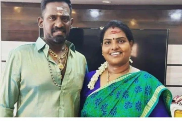 ரோபோ சங்கரை வண்டியில் வைத்து தள்ளி செல்லும் மனைவி - என்னாச்சு?