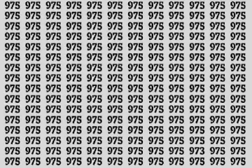 Optical illusion: படத்தில் '973' என்ற இலக்கம் எங்கே உள்ளது?