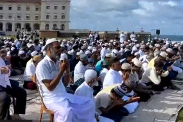 கொழும்பு - காலிமுகத்திடலில் ஹஜ் பெருநாள் சிறப்பு தொழுகை (Video)