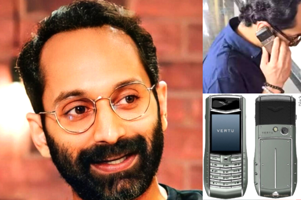 Fahadh Faasil Vertu phone, Fahadh Faasil old mobile viral, Fahadh Faasil Rs 5.5 lakh phone, Vertu Ascent Ti India price, Fahadh Faasil keypad phone, Actor uses luxury feature phone, Fahadh Faasil phone viral video, Vertu Ascent Retro Classic, Fahadh Faasil tech lifestyle, Fahadh Faasil Maareesan update