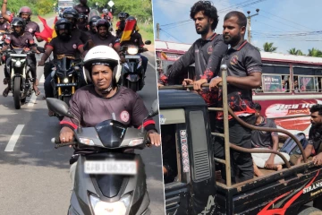 யாழ்ப்பாணத்திலிருந்து முள்ளிவாய்க்கால் சென்ற யாழ்.பல்கலைக்கழக மாணவர்கள்