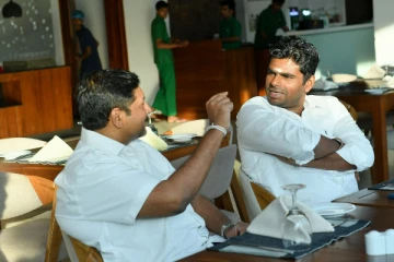 தமிழர்களின் பிரச்சினை குறித்து ருவானுடன் பேசிய அண்ணாமலை