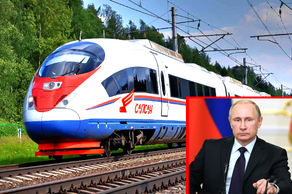Russia 4500km High speed rail network, Russia High speed rail network, Moscow to St.Petersburg fast train