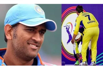 தோனி பாதங்களை தொட்டு வணங்கிய பாடகர் அர்ஜித் சிங் - வைரலாகும் வீடியோ!