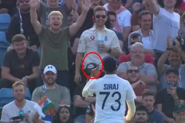 வெறுப்பேற்றிய இங்கிலாந்து ரசிகர்களுக்கு விரல்களால் பதிலடி கொடுத்த சிராஜ்! வெளியான வீடியோ