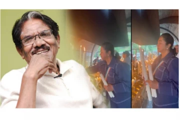 இயக்குநர் பாரதிராஜா நலம்பெற பிரான்ஸ் தேவாலயத்தில் நடிகை ராதிகா பிரார்த்தனை..!