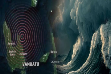 வனாடு தீவில் பதிவான சக்திவாய்ந்த நிலநடுக்கம்: விடுக்கப்பட்ட சுனாமி எச்சரிக்கை