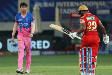 பஞ்சாப் அணியை பஞ்சராக்கிய கார்த்திக் தியாகி - கடைசி ஓவரில் ராஜஸ்தான் வெற்றி