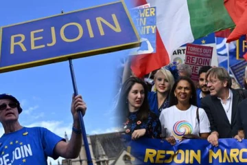 ஐரோப்பிய ஒன்றியத்தில் இருந்து வெளியேறும் பிரித்தானியா: போராட்ட களத்தில் மக்கள்