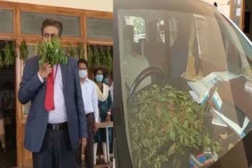 கொரோனாவிலிருந்து தப்பிக்க அரசு அதிகாரி செய்த அசத்தலான காரியம்... என்னனு நீங்களே பாருங்க