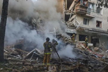 கீவ் மீது டிரோன்கள் மற்றும் ஏவுகணைகள் தாக்குதல்