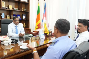 பலாலி விமானப்படைத் தளபதி - வடக்கு மாகாண ஆளுநருக்கு இடையிலான சம்பிரதாயபூர்வ சந்திப்பு