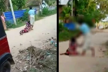மனைவியை கொடூரமாகத் தாக்கிய கணவருக்கு நேர்ந்த நிலை!