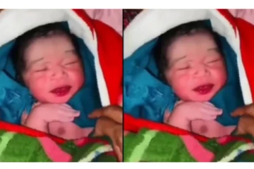 அல்லு அர்ஜூன் மாதிரியே சைகை செய்த பிஞ்சு குழந்தை -  வைரலாகும் வீடியோ - ஷாக்கான ரசிகர்கள்