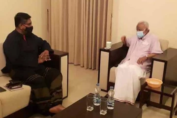 கூட்டமைப்பு தலைவரை நேரில் சந்தித்த வடக்கின் புதிய ஆளுநர்!