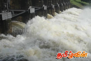 கந்தளாய் குளத்தின் பத்து வான்கதவுகள் திறப்பு