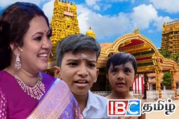 யாழ் வந்த சரிகமப குழுவினர் நல்லூர் கோயிலுக்கு விஜயம்