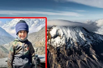 கிளிமஞ்சாரோ சிகரத்தை ஏறிச் சாதனை படைத்த 5 வயது சிறுவன்! குவியும் வாழ்த்துகள்