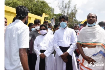 பொத்துவில் தொடக்கம் பொலிகண்டி வரையான பேரணி அணி திரளும் மக்கள் படையுடன் பளை பிரதேசத்தை வந்தடைந்தது