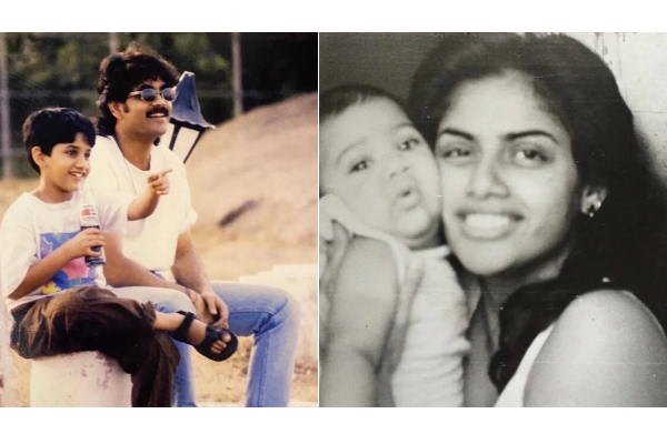 இந்த புகைப்படத்தில் இருக்கும் முன்னணி நடிகையின் முன்னாள் கணவர் யார் என்று தெரிகிறதா? | Naga Chaithanya With His Mother