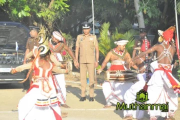 சம்மாந்துறை பொலிஸ் நிலைய 2025 ஆண்டிற்கான அரையாண்டு அணிவகுப்பு மரியாதை