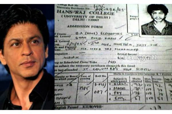 பாலிவுட் பாட்ஷா ஷாருக்கானின் மார்க் ஷீட்டை பார்த்துள்ளீர்களா?.. எவ்வளவு மதிப்பெண்கள் பாருங்க! | Shah Rukh Khan College Mark Sheet Details