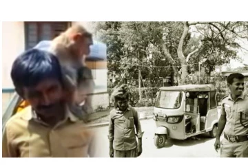 ஆட்டோ டிரைவரை விட்டு பிரிய மனமில்லாத ‘குரங்கு’ காட்டிய பாச விளையாட்டு - நெகிழ்ச்சி சம்பவம்