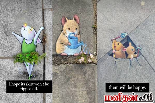 குறைபாடுகளையும் கலையாக மாற்றும் அசாத்திய திறமை! சீன கலைஞரின் செயலை பாருங்க | Tang Zixi Is A Chinese Street Artist Video Viral குறைபாடுகளையும் கலையாக மாற்றும் அசாத்திய திறமை! சீன கலைஞரின் செயலை பாருங்க | Tang Zixi Is A Chinese Street Artist Video Viral