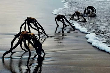 கடலில் இருந்து வெளிவந்த விசித்திர உயிரினம்: வேற்றுக்கிரகவாசிகளா? அச்சத்தில் மக்கள்