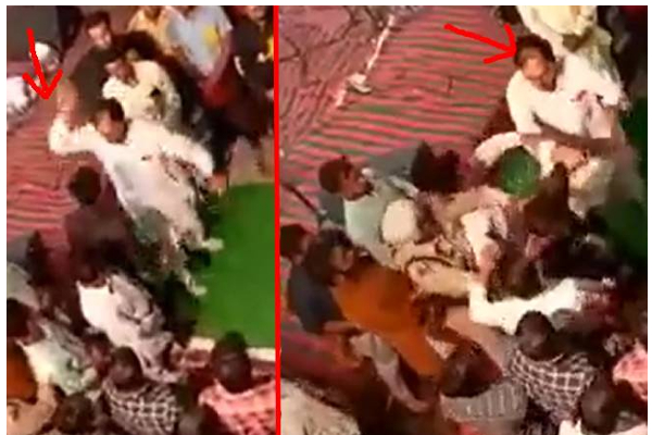 கேள்வி கேட்ட இளைஞரை கண்ணத்தில் அறைந்த காங்கிரஸ் எம்எல்ஏ - அதிர்ச்சி வீடியோ | Congress Mla Who Slap Young Man In Meeting கேள்வி கேட்ட இளைஞரை கண்ணத்தில் அறைந்த காங்கிரஸ் எம்எல்ஏ - அதிர்ச்சி வீடியோ | Congress Mla Who Slap Young Man In Meeting