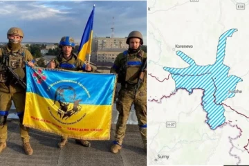 ரஷ்யாவின் 1000 சதுர கிலோமீற்றர் கட்டுப்பாட்டின் கீழ் வைத்திருக்கும் உக்ரைன்