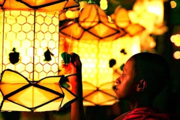 கோவிட் அபாய நிலைக்கு மத்தியில் வெசாக் ஏற்பாடுகள் நயினாதீவில் தீவிரம்