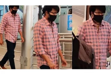 பாதுகாவலர் இல்லாமல் பாதுகாப்பு சோதனை வரிசையில் விஜய் - விமானநிலையத்தில் பரபரப்பு!