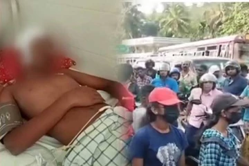 கடுமையாக தாக்கப்பட்ட பாடசாலை மாணவன்: நீதி கோரி வீதிக்கு இறங்கிய பிரதேசவாசிகள்