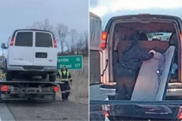 வெள்ளை வேனில் 2 டசின் பேர்களுடன் கைதான கனேடிய சாரதி