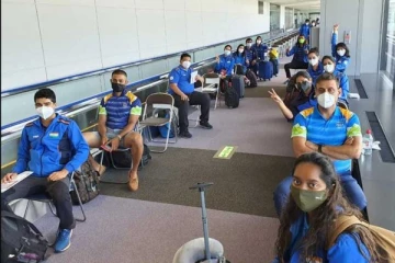 ஒலிம்பிக் போட்டியில் பங்கேற்க டோக்கியோ சென்றடைந்த இந்திய வீரர்கள்!!