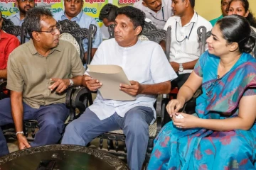 அரசாங்கத்துக்கு எதிராக ஒன்றிணைவோம்: சஜித் அறைகூவல் (photo)