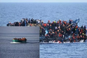 நடு கடலில் கவிழ்ந்த அகதிகள் படகு ; 42 பேர் பலி