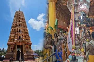 முல்லைத்தீவு தான்தோன்றீஸ்வரர் ஆலய மகோற்சவம் கொடியேற்றத்துடன் ஆரம்பம்