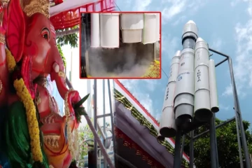 விநாயகர் சதுர்த்தி: சென்னையிலிருந்து சந்திரயான் 3 ராக்கெட்டை விண்ணில் ஏவிய விநாயகர்!