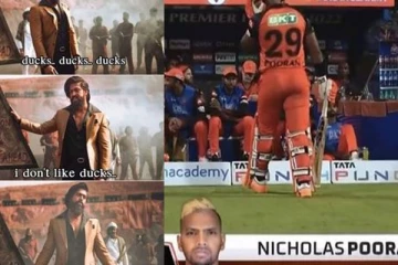 ‘’ வேண்டாம் அழுதிடுவேன் ‘’ நிகோலஸ் பூரணின் டக் அவுட்  சோகத்தில் ஐதராபாத் அணி