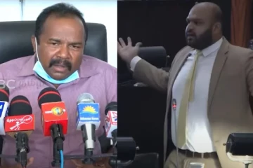 சாணக்கியன் என் காலைப் பிடித்து கெஞ்சிக் கேட்டார்!!! நாடாளுமன்றப் பேச்சுக்கு கருணா பதில்