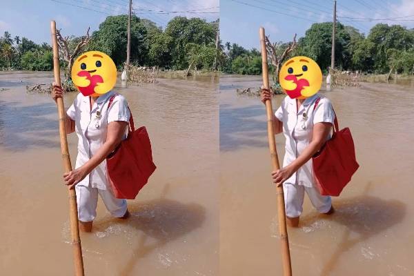 நாட்டில் நிழவும் சீரற்ற காலநிலை ; சுகாதாரப் பணியாளர்களின் வீர செயல் | Unfavorable Weather Heroic Actions Healthcare Work