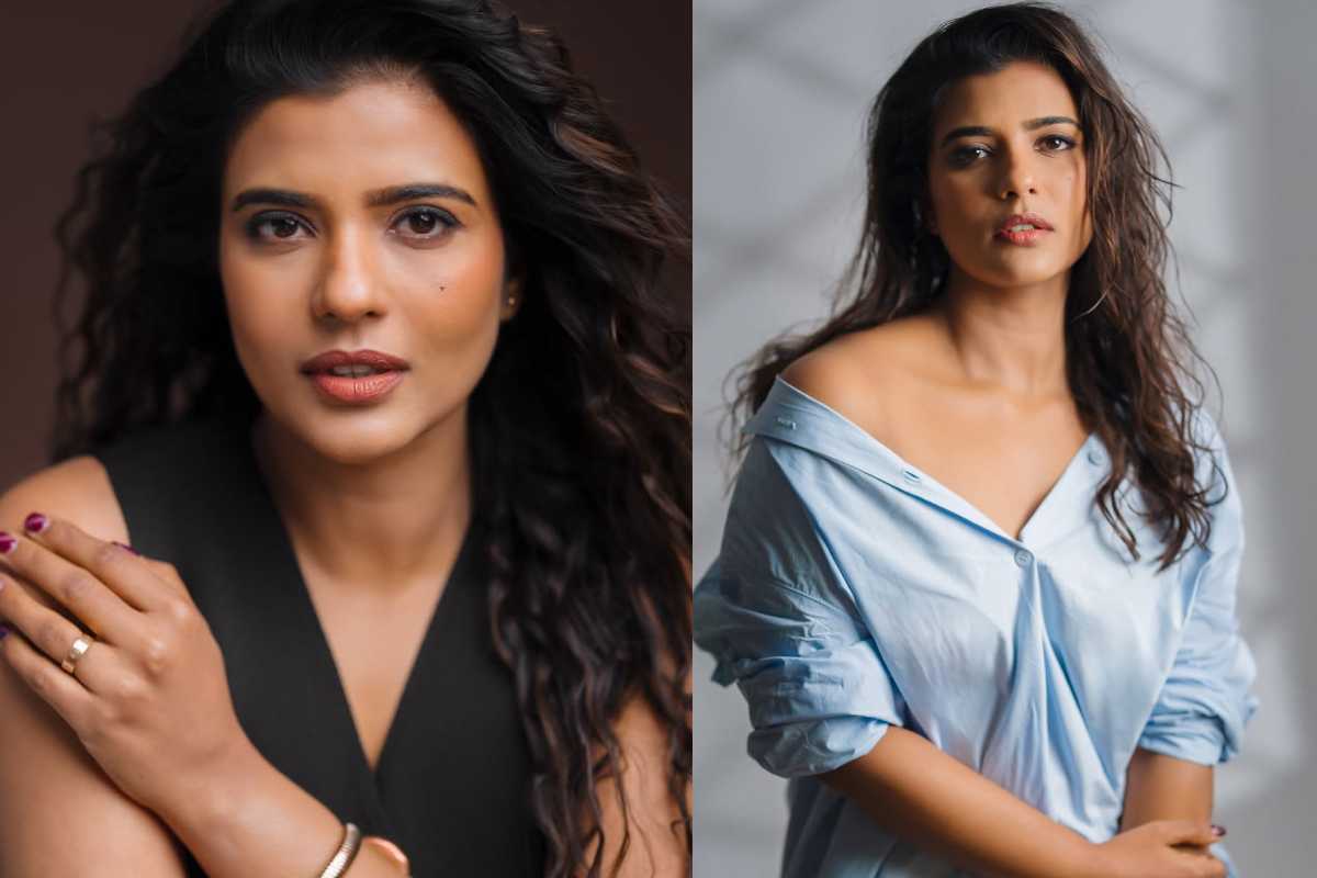 ஸ்ட்ராப்லெஸ் டாப்ஸில் கிளாமர் லுக்கில் நடிகை ஐஸ்வர்யா ராஜேஷ்.. | Aishwarya Rajesh Stapless Top Look Photos Post