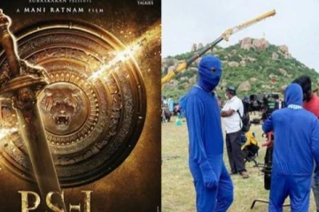 யாரு சார் இவங்க ..  ஸ்பைடர் மேனோ சூப்பர் மேனோ  ? -    வைரலாகும் பொன்னியின்  செல்வன் !